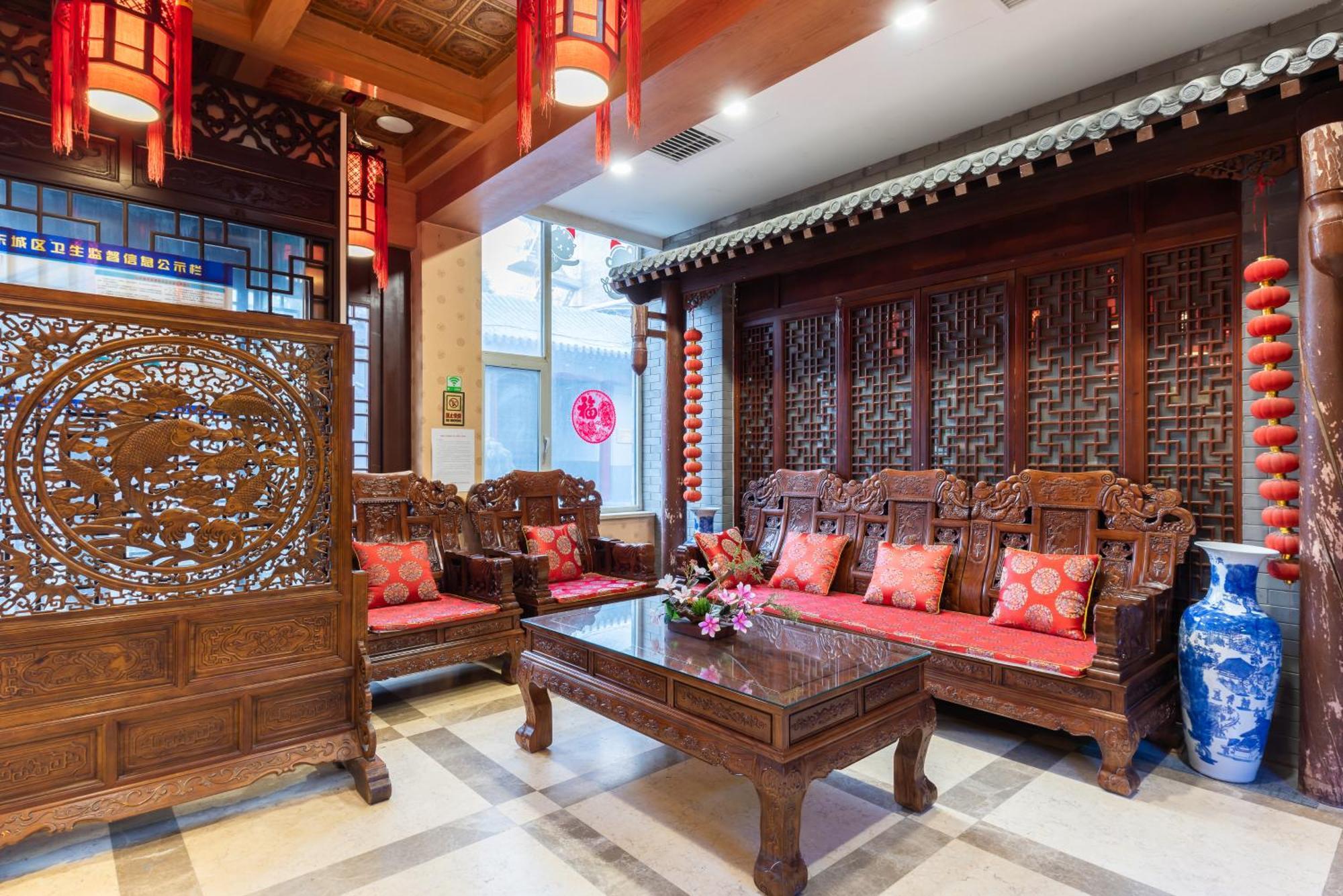 Chinese Culture Boutique Hotel-Tangfu,Traditional Chinese Theme,Heart Of Beijing,Near Forbidden City,Tiananmen Square,Hutongs,Metro Access,Free Coffee,Tea,Laundry Exterior foto